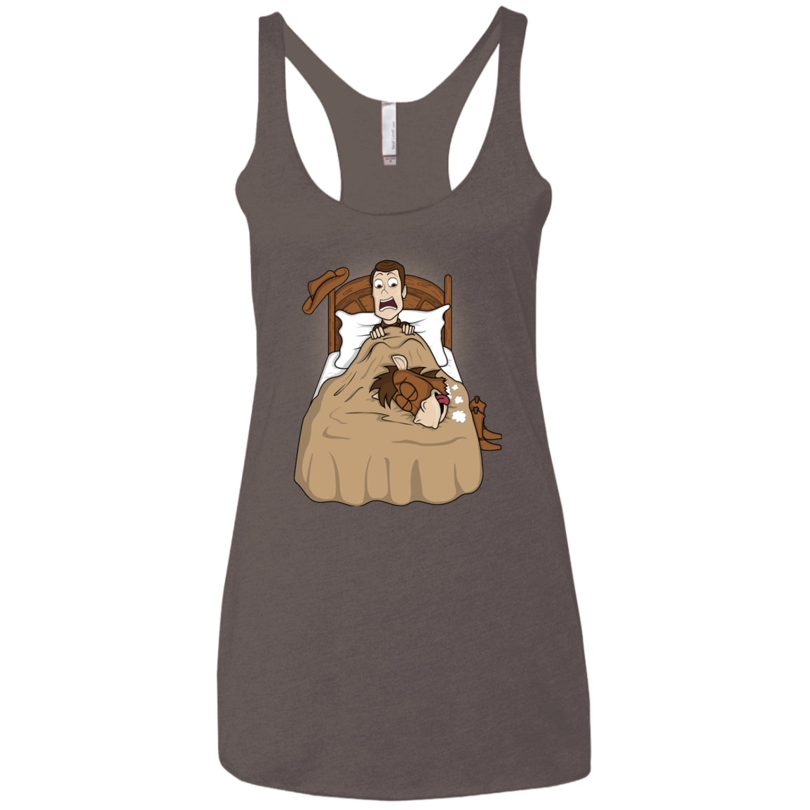 TOY PADRINO Women's Triblend Racerback Tank