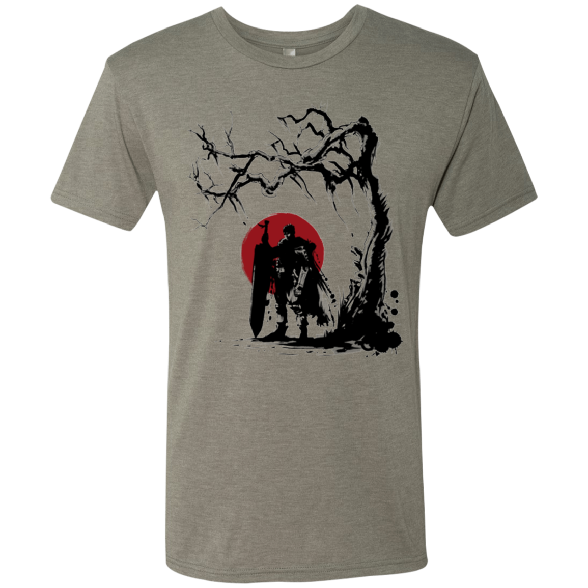 Black Swordsman under the sun Men's Triblend T-Shirt