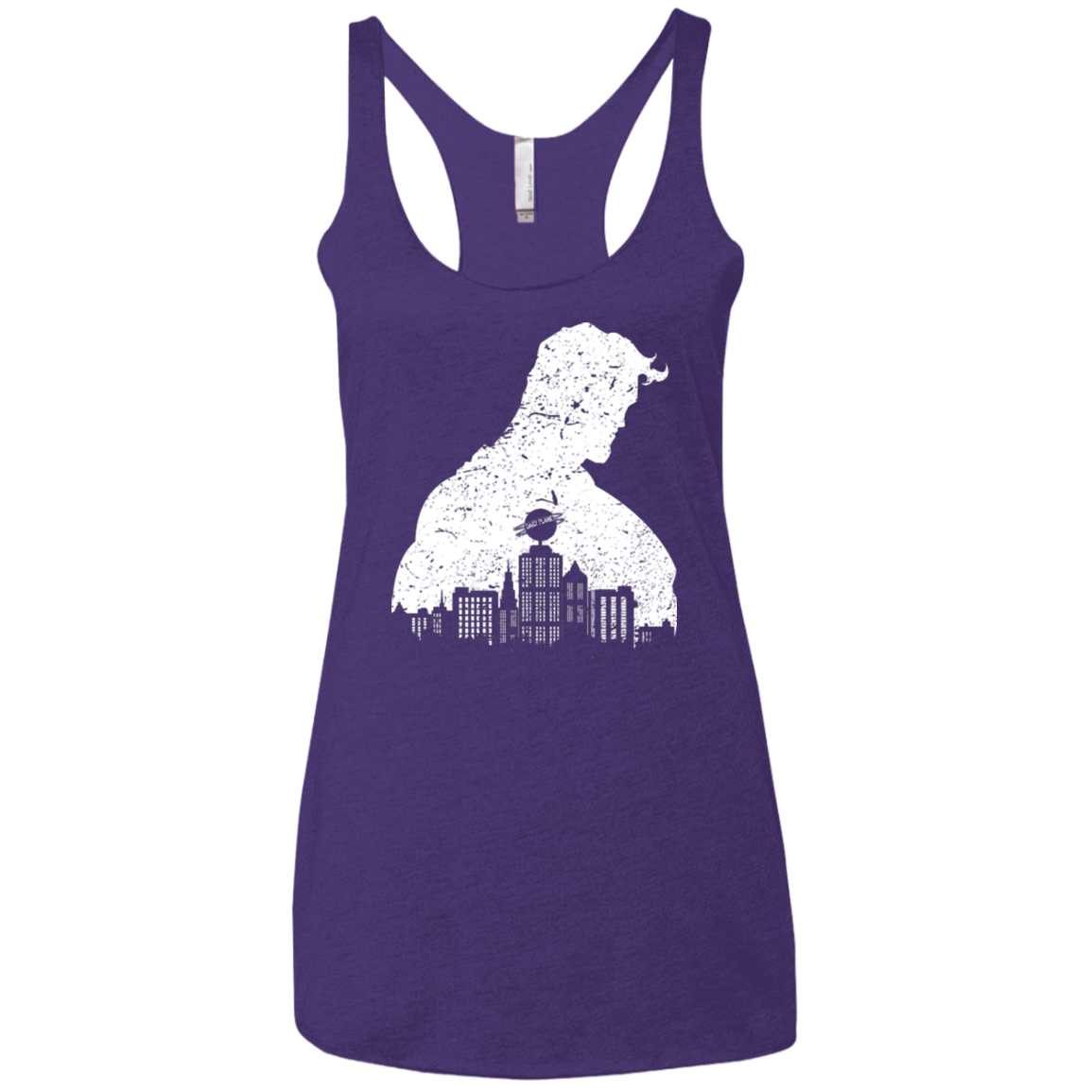 Metropolis Shadow Women's Triblend Racerback Tank