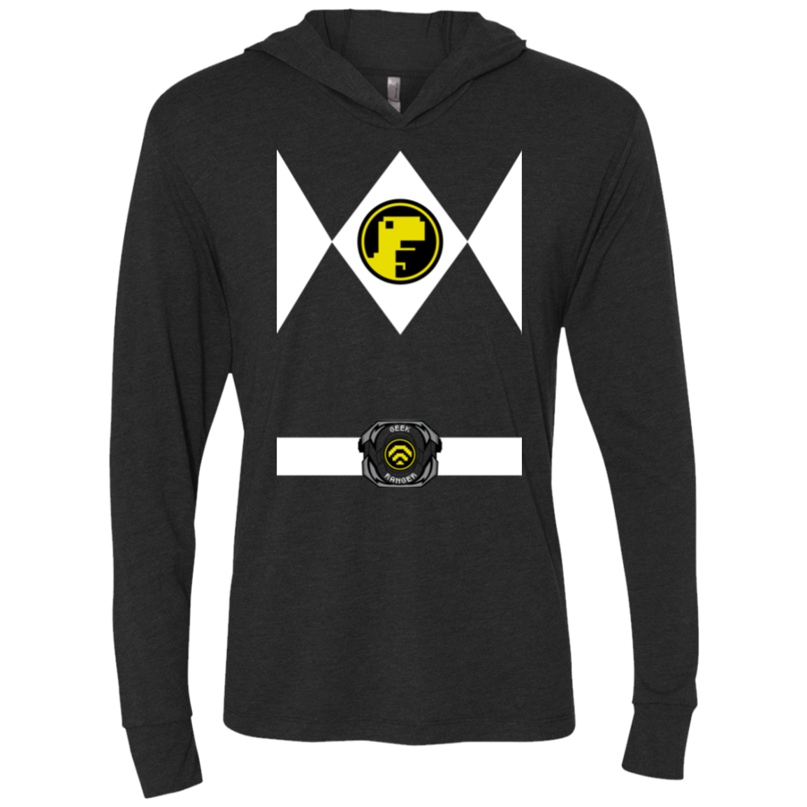Geek Ranger Triblend Long Sleeve Hoodie Tee
