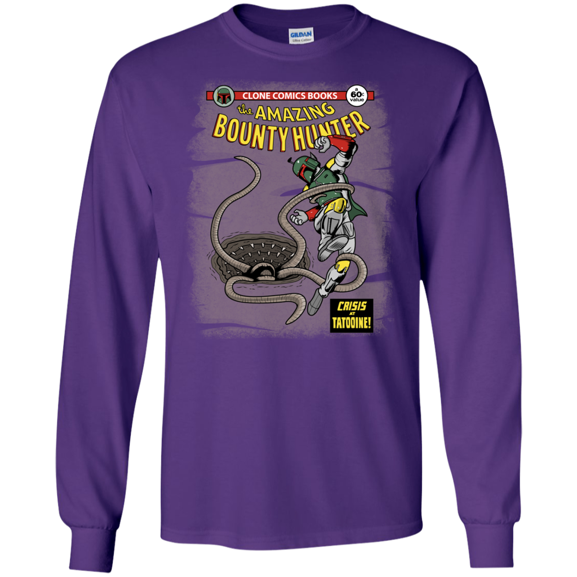 The Amazing Bounty Hunter Men's Long Sleeve T-Shirt