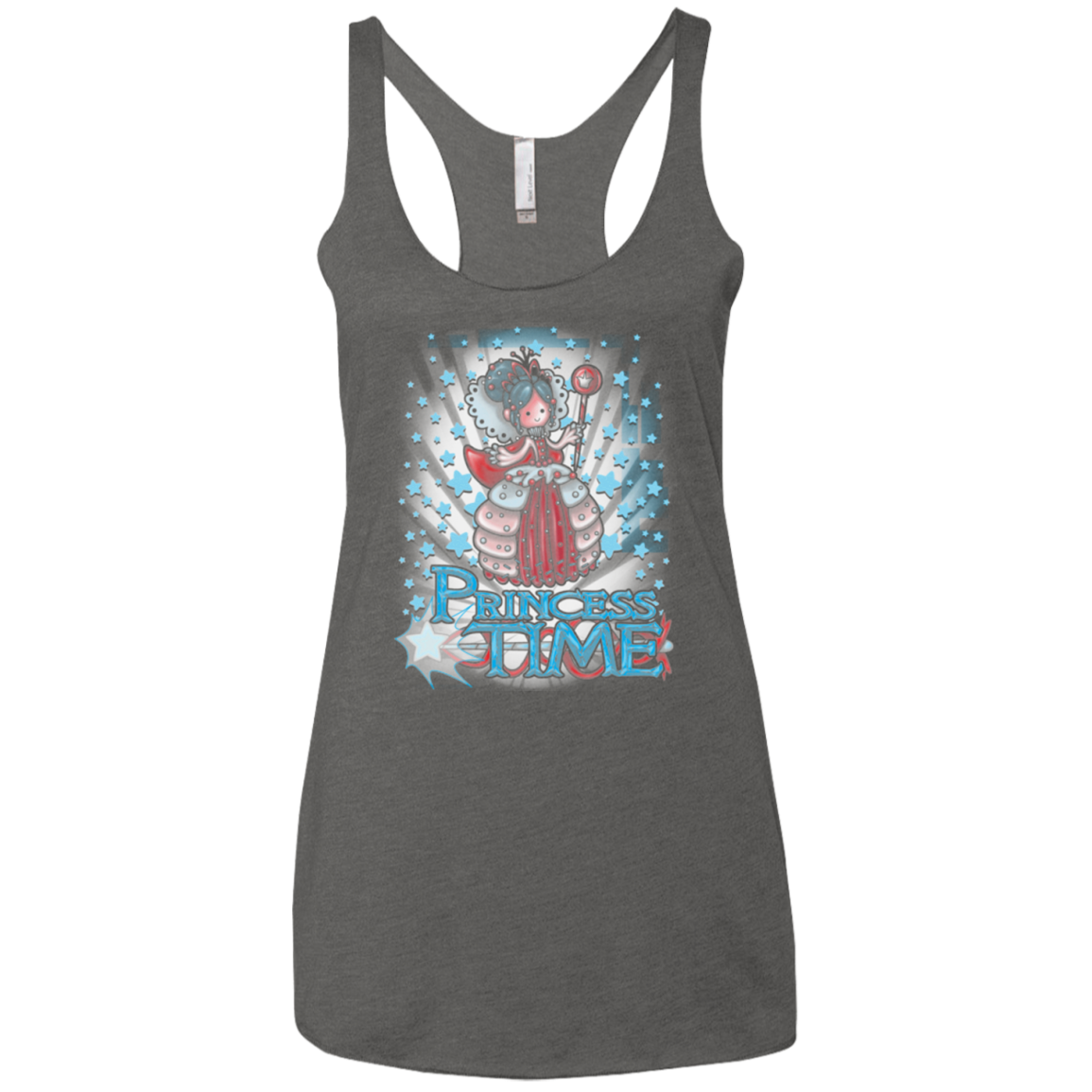 Princess Time Vanellope Women's Triblend Racerback Tank