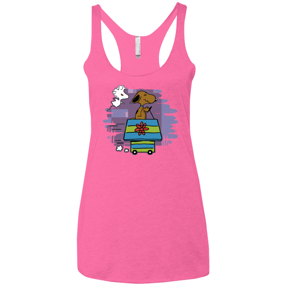 Snoopydoo Women's Triblend Racerback Tank