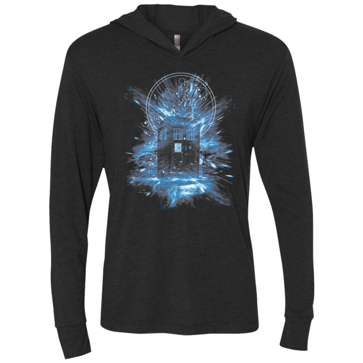 Time Storm Triblend Long Sleeve Hoodie Tee