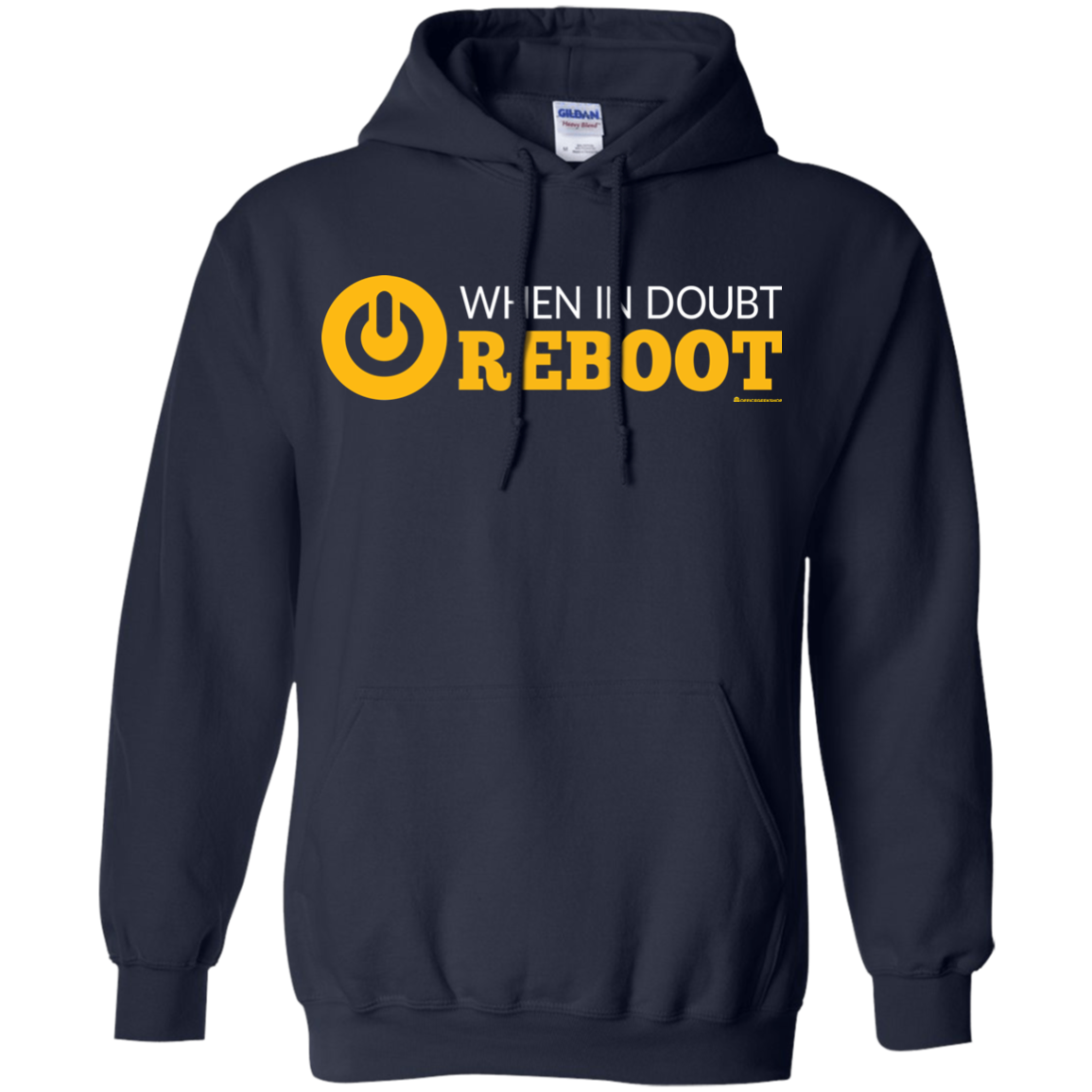 When In Doubt Reboot Pullover Hoodie