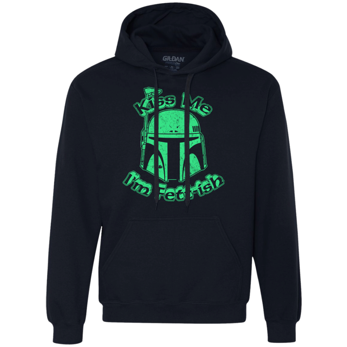 Kiss Me Im Fettish Premium Fleece Hoodie
