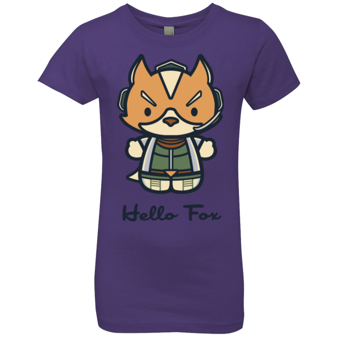 Hello Fox Girls Premium T-Shirt