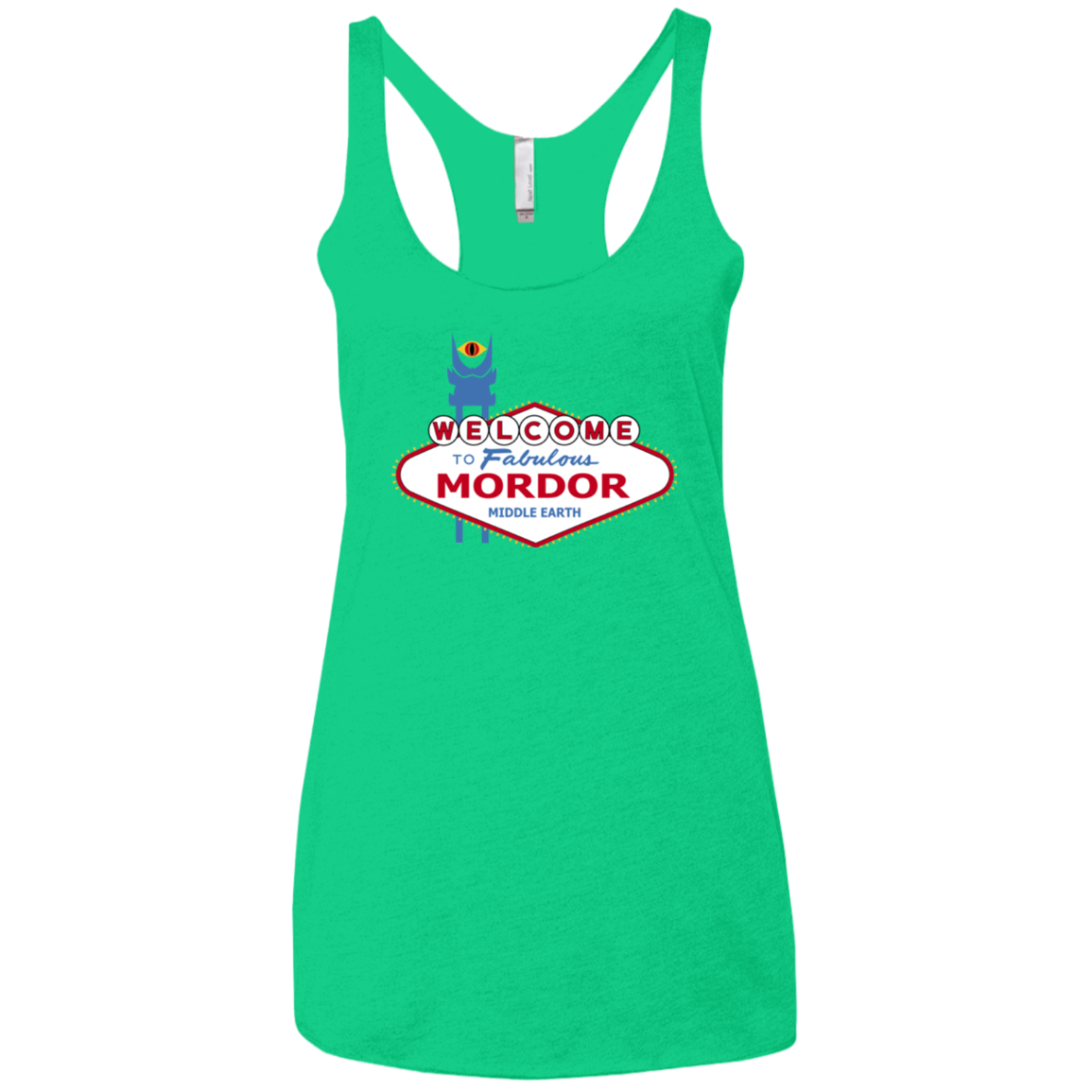 Viva Mordor Women's Triblend Racerback Tank