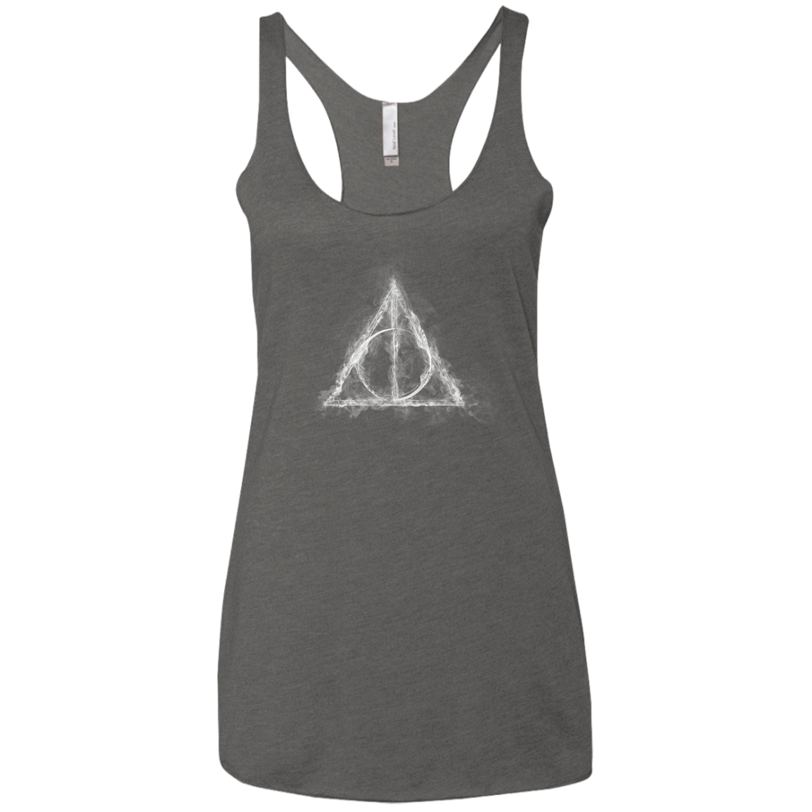 WIZARD SMOKE Women's Triblend Racerback Tank