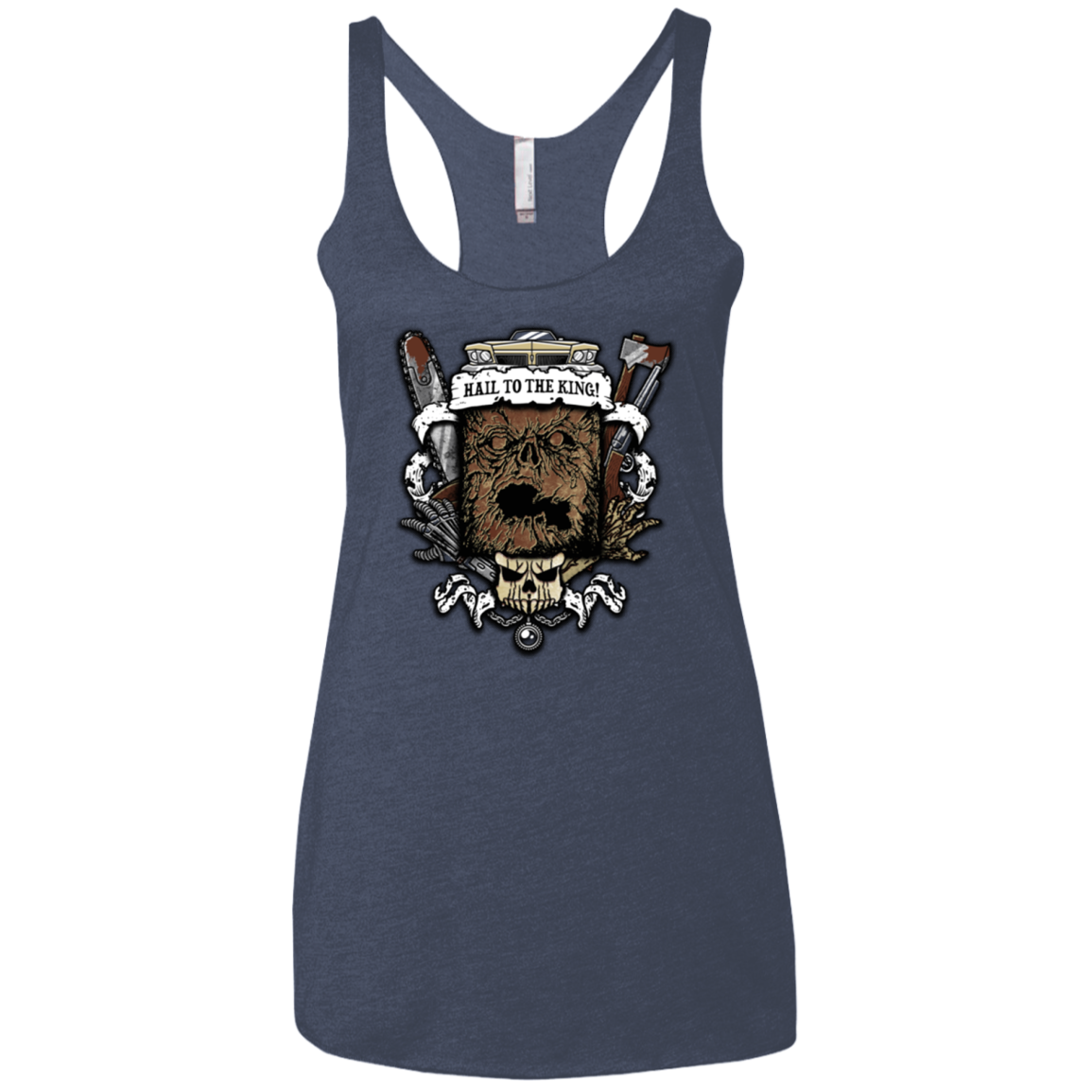 Evil Crest Women's Triblend Racerback Tank