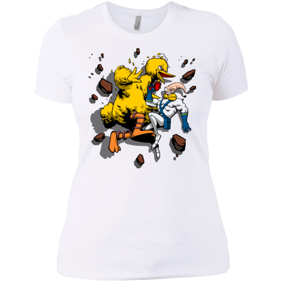 Big Bird and Worm Women's Premium T-Shirt