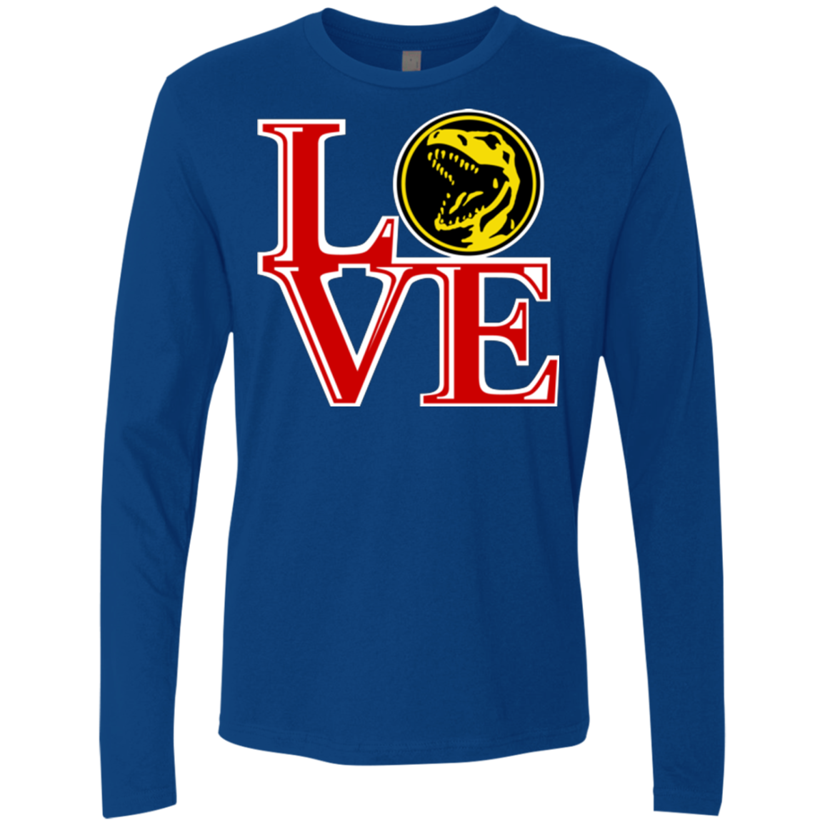 Red Ranger LOVE Men's Premium Long Sleeve