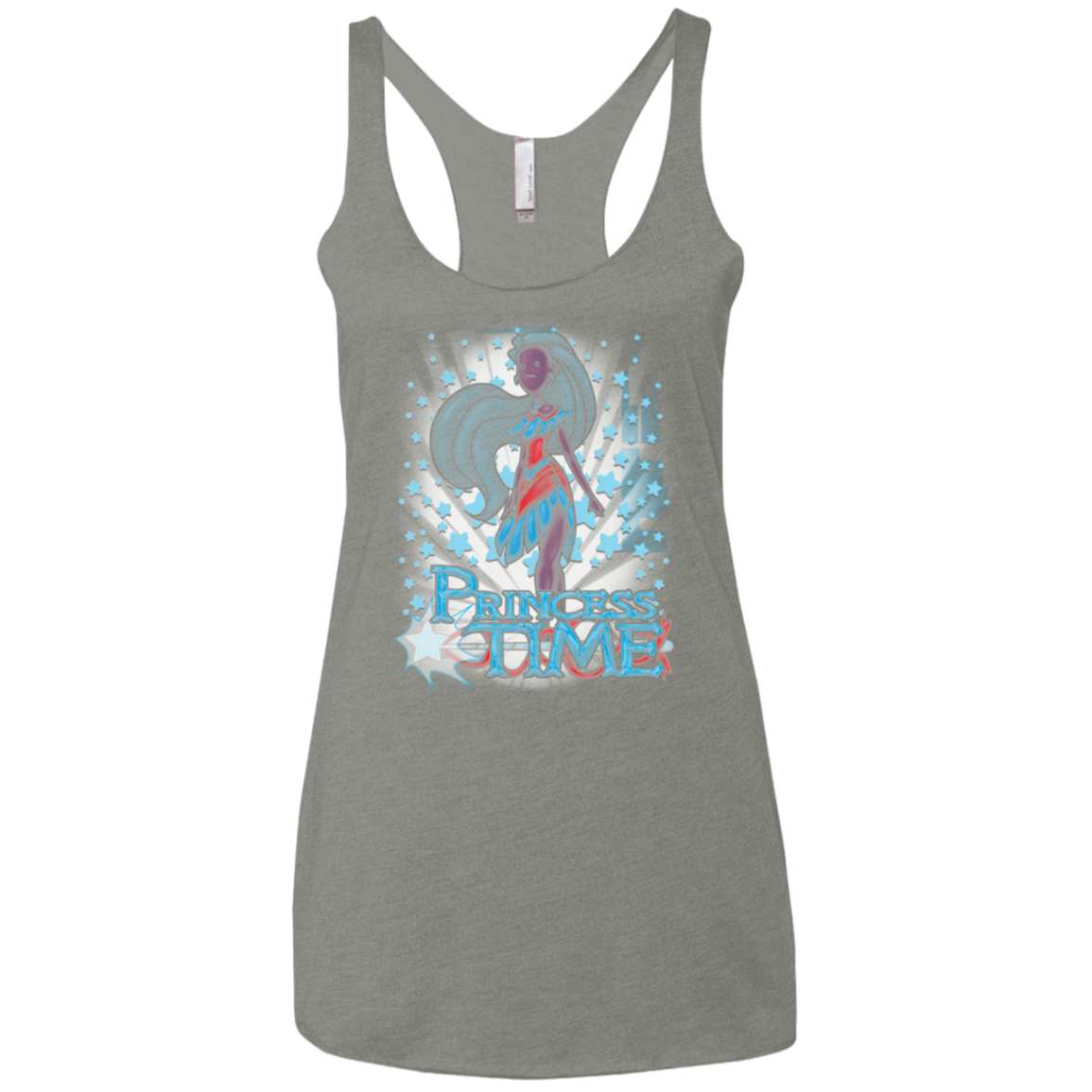 Princess Time Pocahontas Women's Triblend Racerback Tank