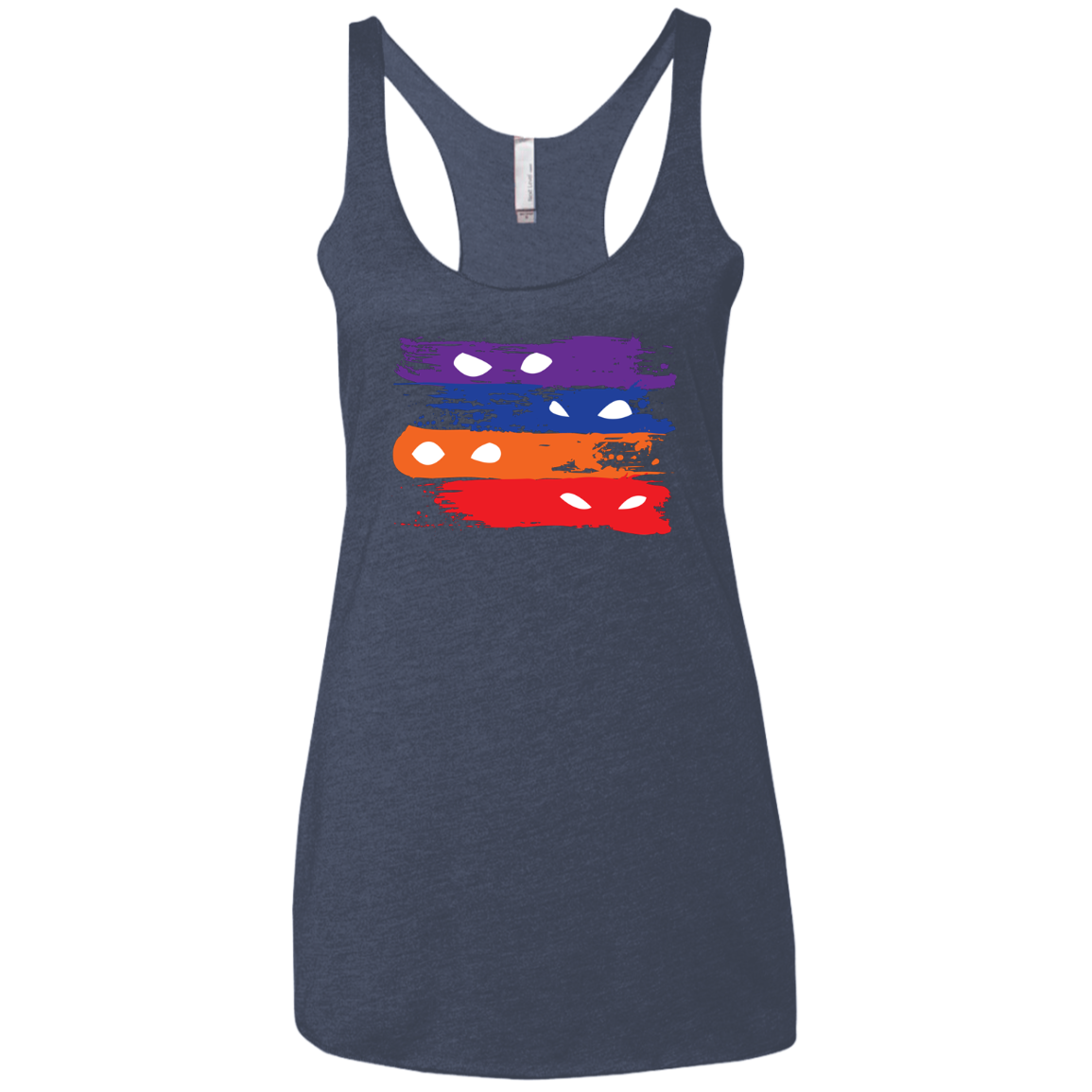 Ninja Flag Women's Triblend Racerback Tank