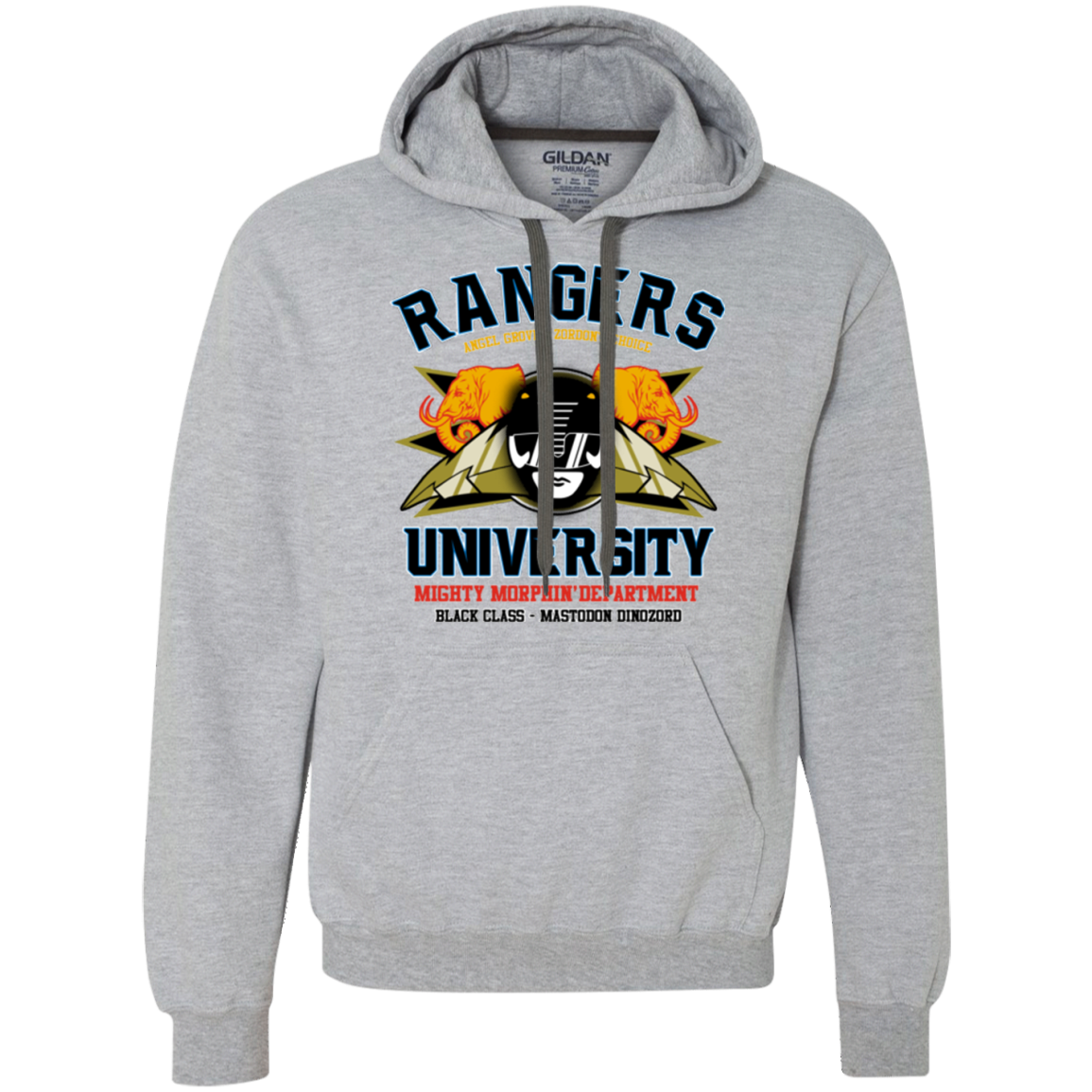 Rangers U Black Ranger Premium Fleece Hoodie