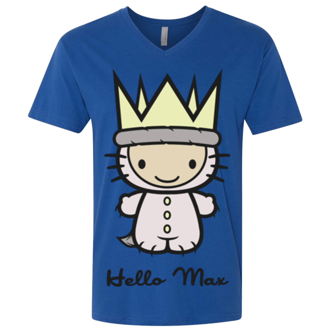 Hello Max Men's Premium V-Neck