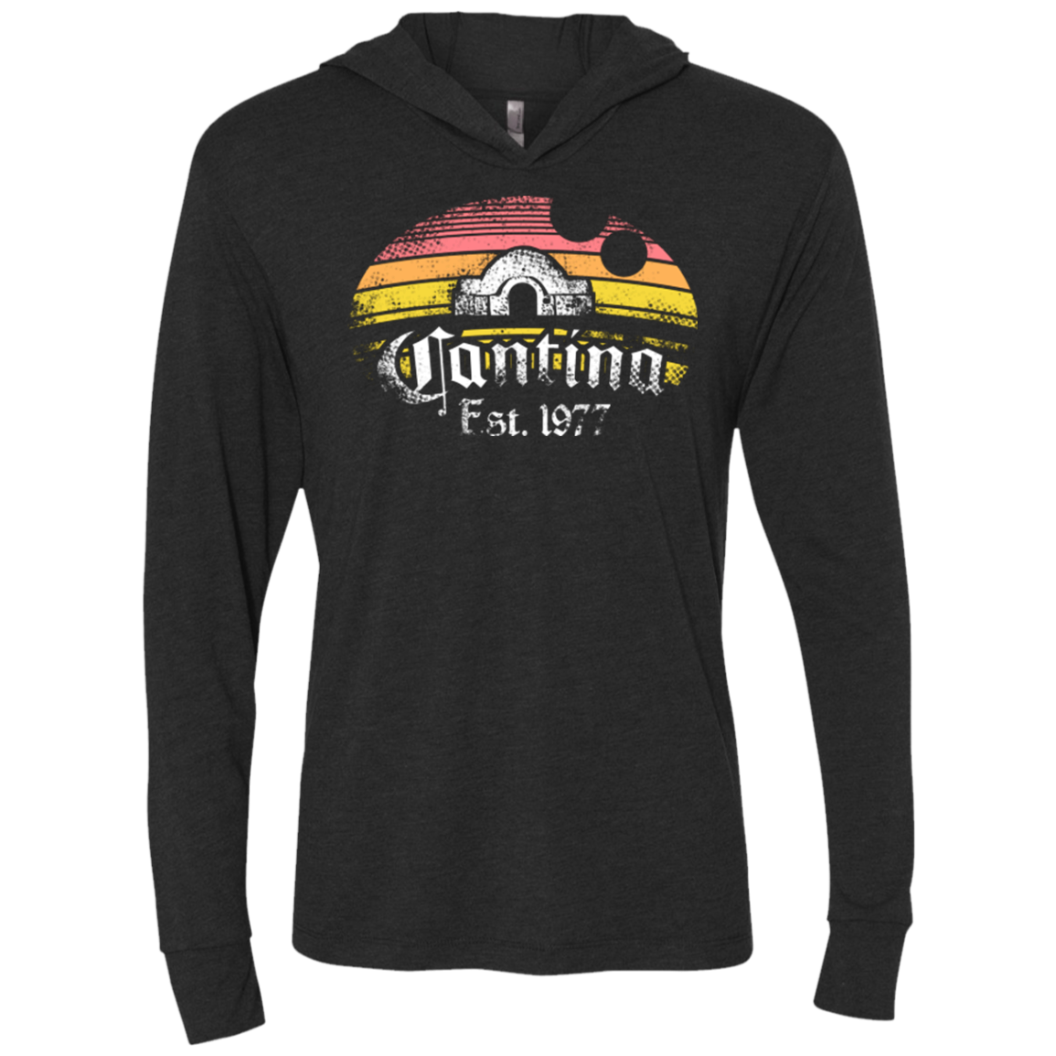 Cantina Triblend Long Sleeve Hoodie Tee