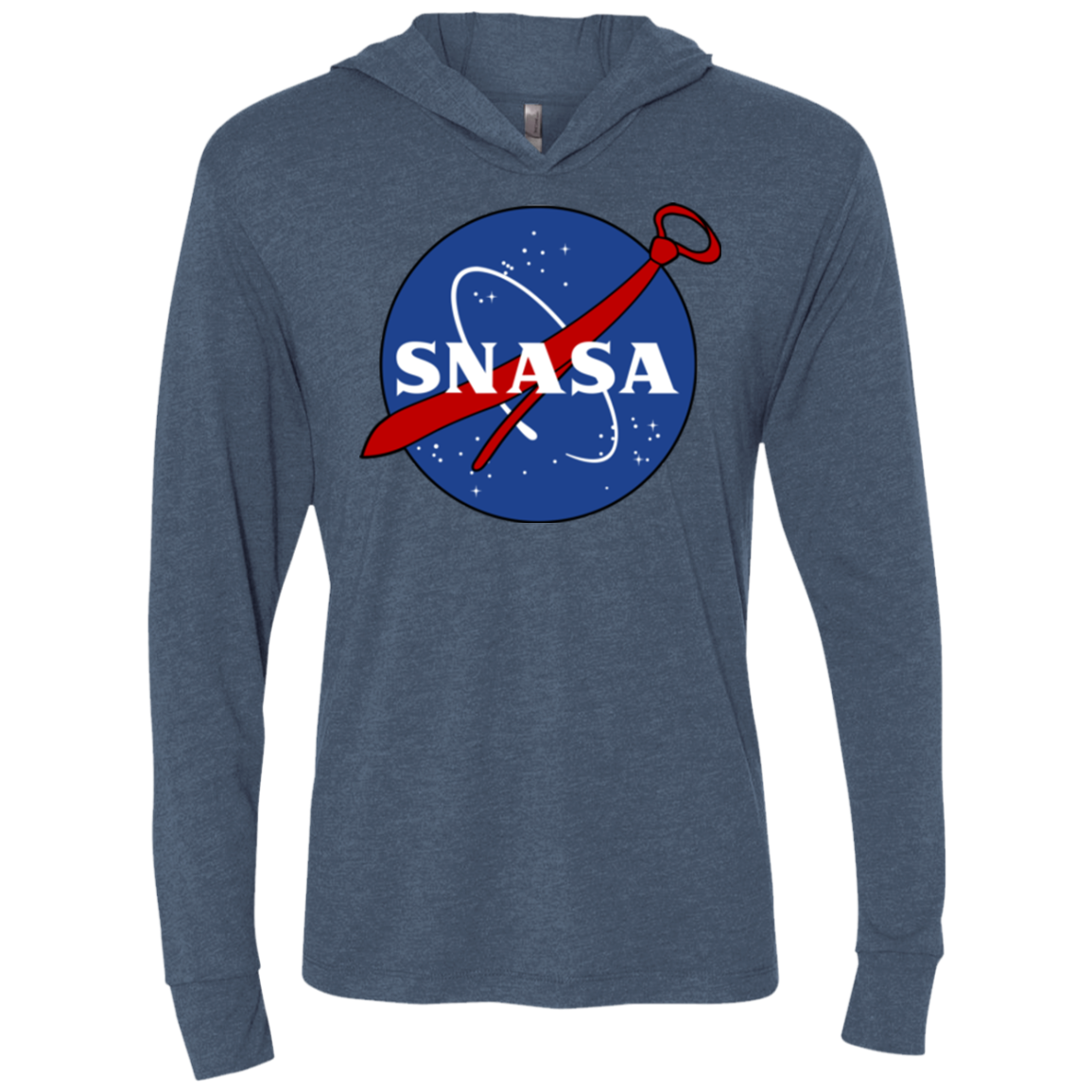 SNASA Triblend Long Sleeve Hoodie Tee