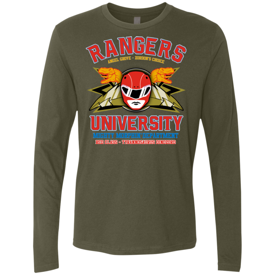 Rangers U - Red Ranger Men's Premium Long Sleeve