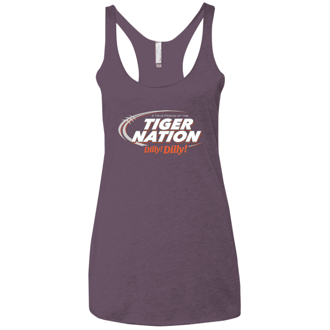Auburn Dilly Dilly Women's Triblend Racerback Tank