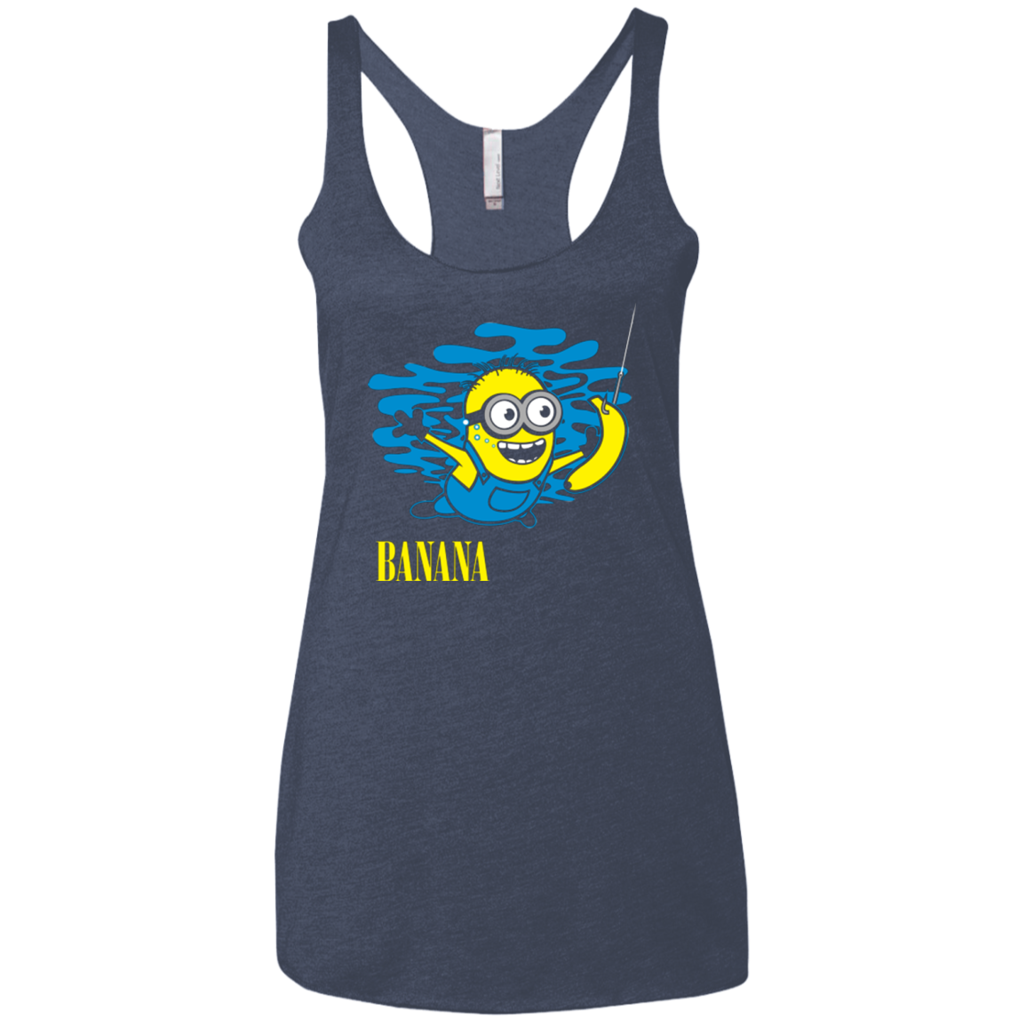 Nirvana Banana Women's Triblend Racerback Tank