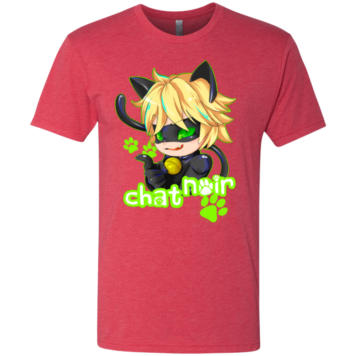 Chat Noir Men's Triblend T-Shirt
