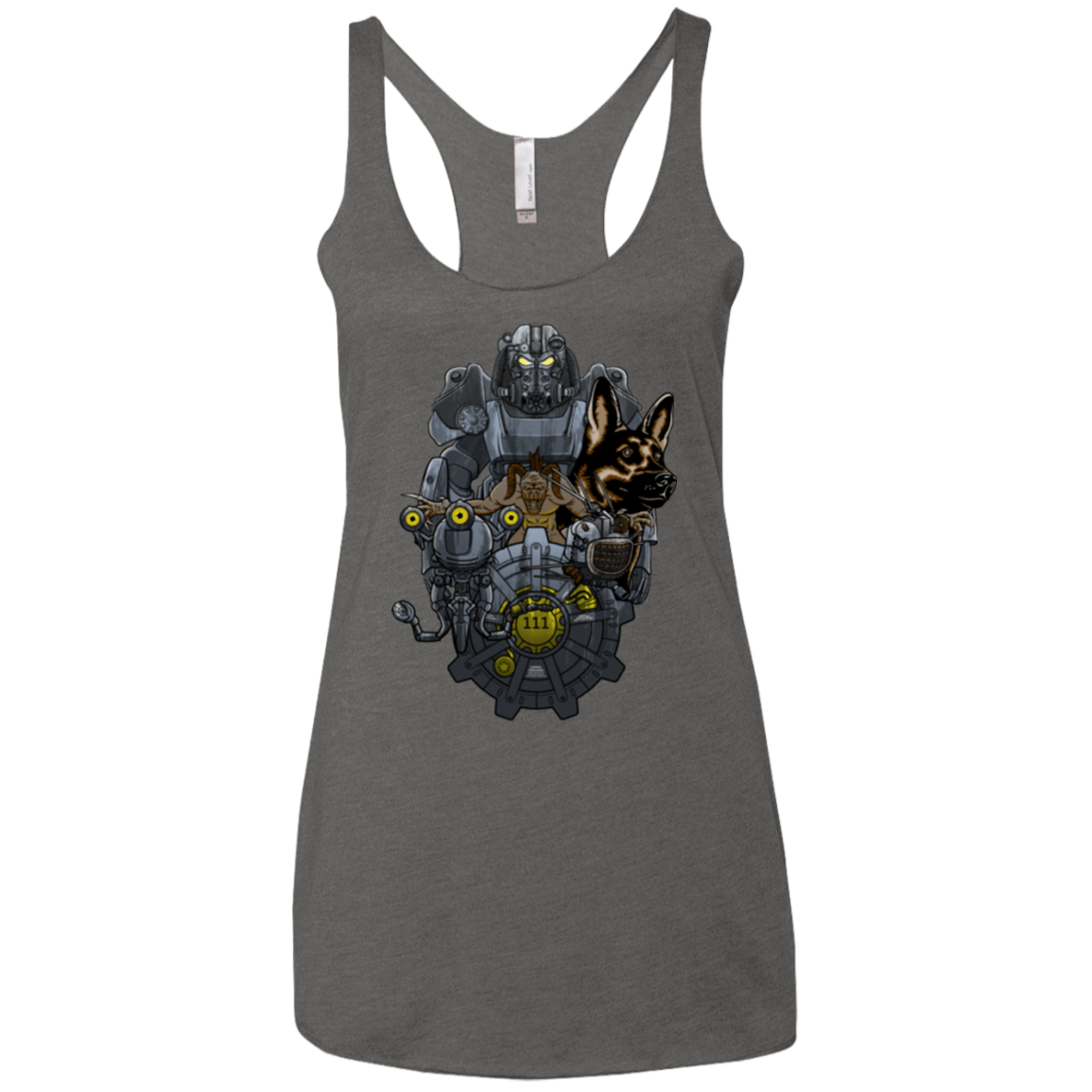 Welcome home Women's Triblend Racerback Tank