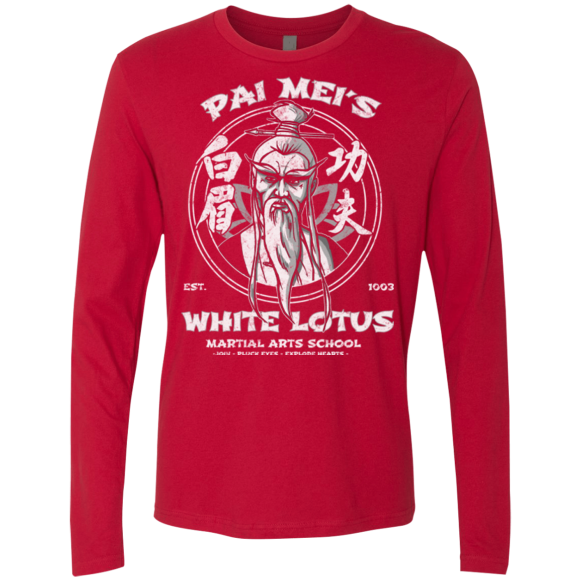White Lotus Men's Premium Long Sleeve