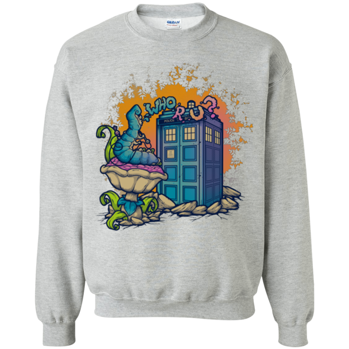 WHO R U 2 Crewneck Sweatshirt