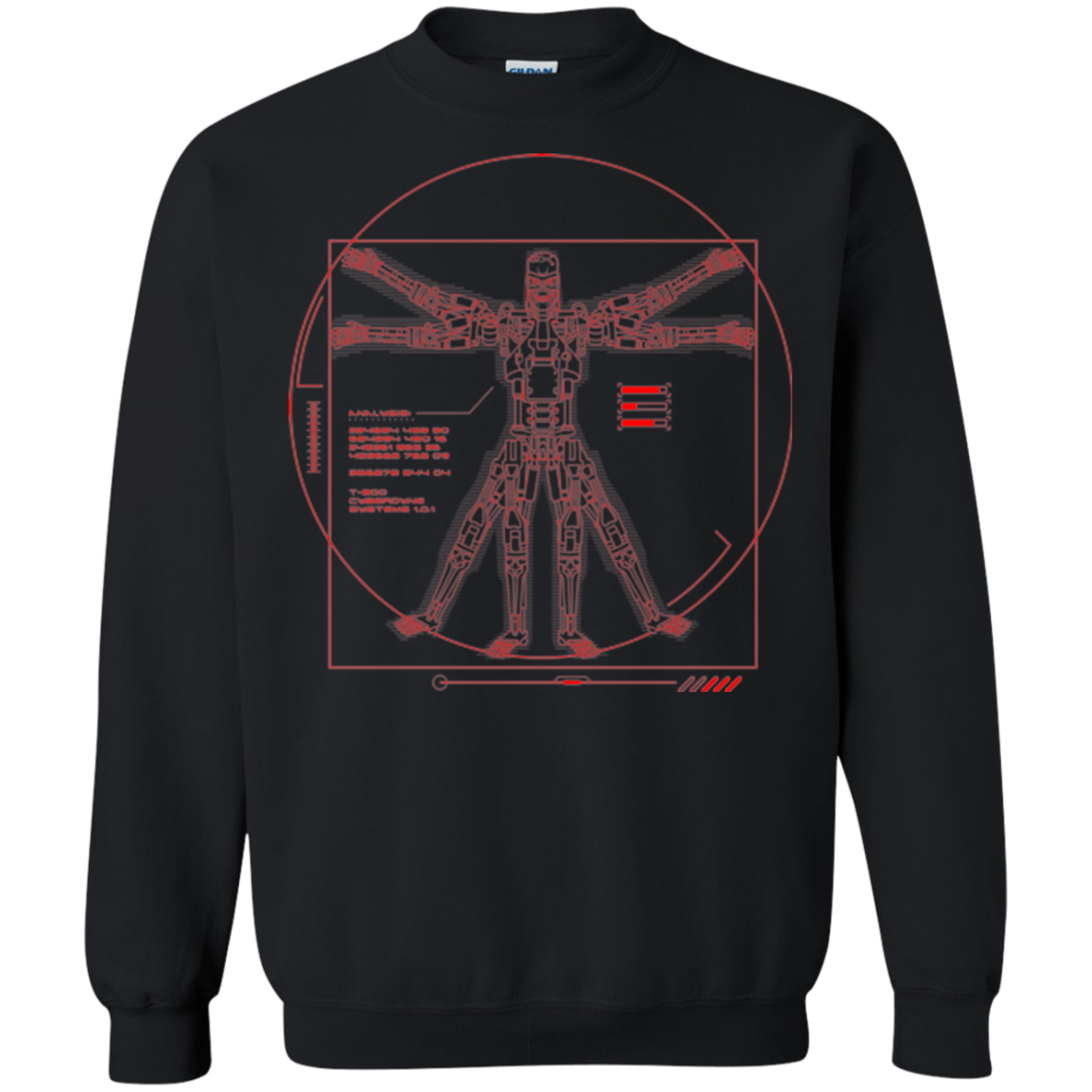 Vitrubian Terminator Crewneck Sweatshirt
