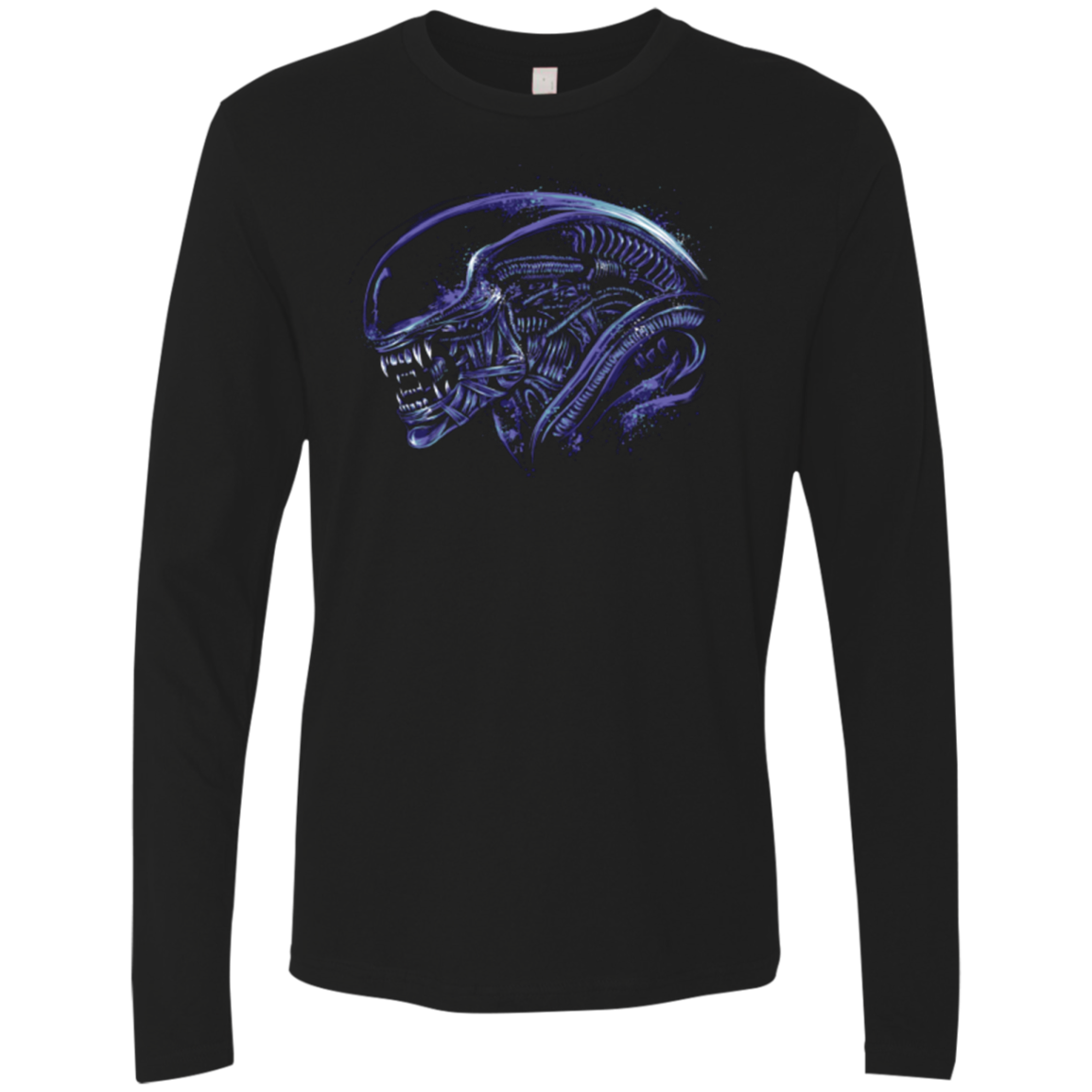 Space Nightmare Purple Men's Premium Long Sleeve