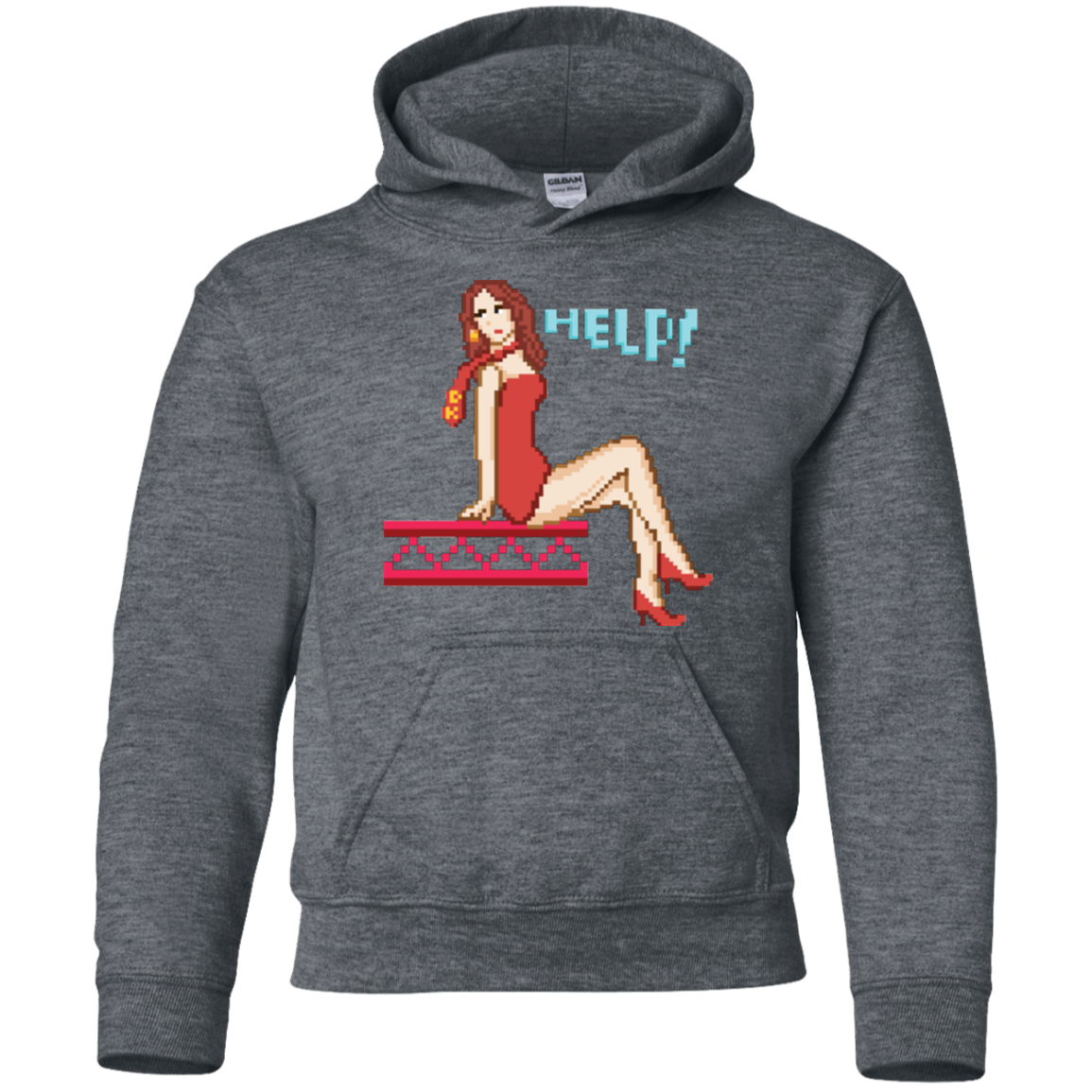 Pixel Pinup Pauline Youth Hoodie