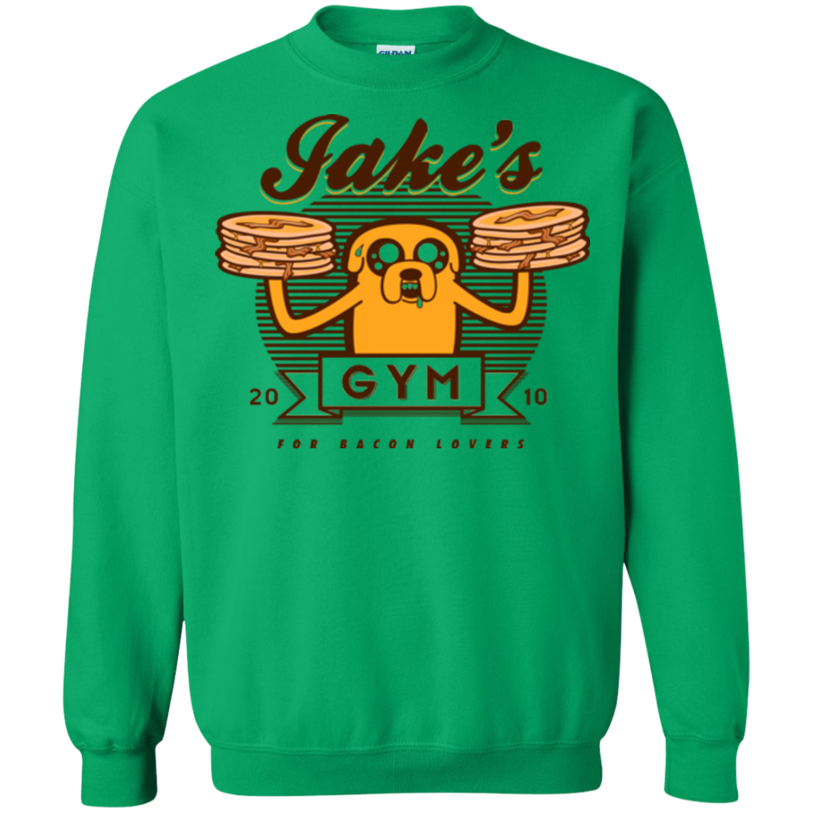 Bacon lovers gym Crewneck Sweatshirt