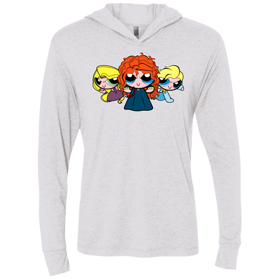 Princess Puff Girls2 Triblend Long Sleeve Hoodie Tee