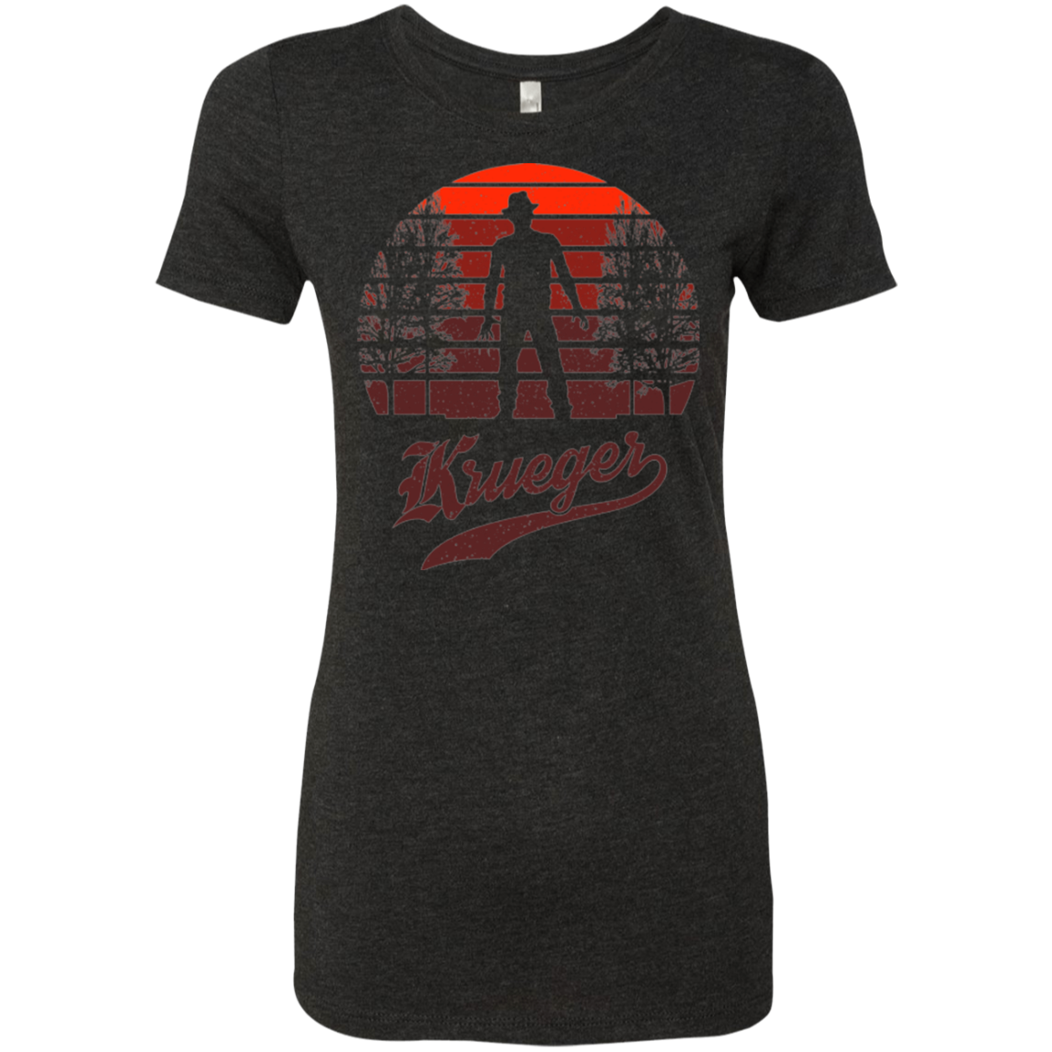 Horror Sun Set Krueger Women's Triblend T-Shirt