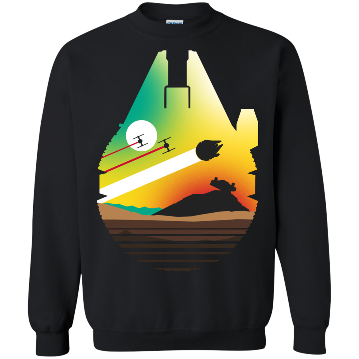 Escape from Desert Planet Crewneck Sweatshirt