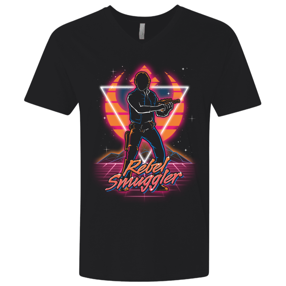 Retro Rebel Smuggler Men's Premium V-Neck