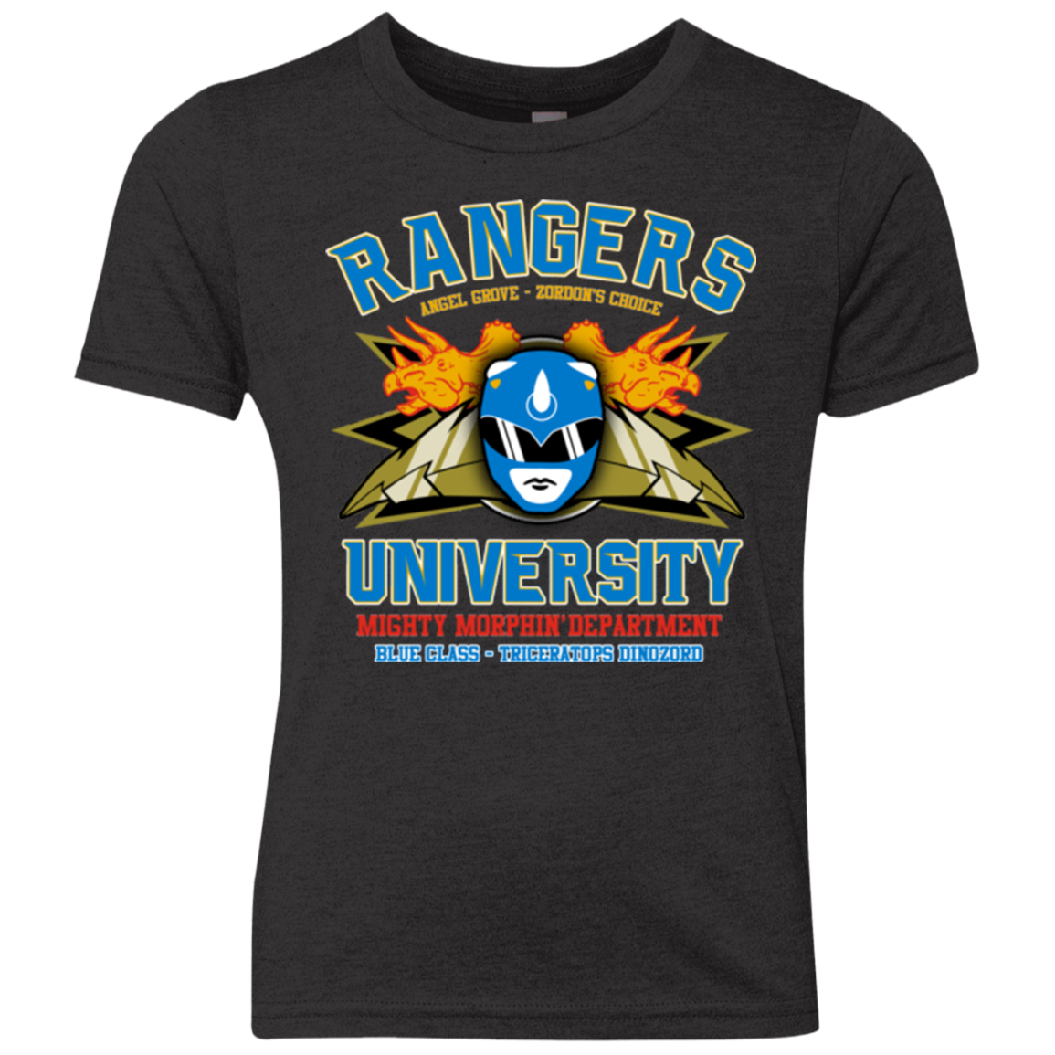 Rangers U Blue Ranger Youth Triblend T-Shirt