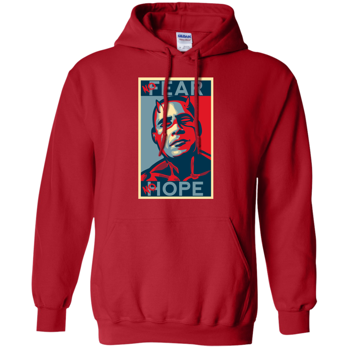 A man with no fear Pullover Hoodie