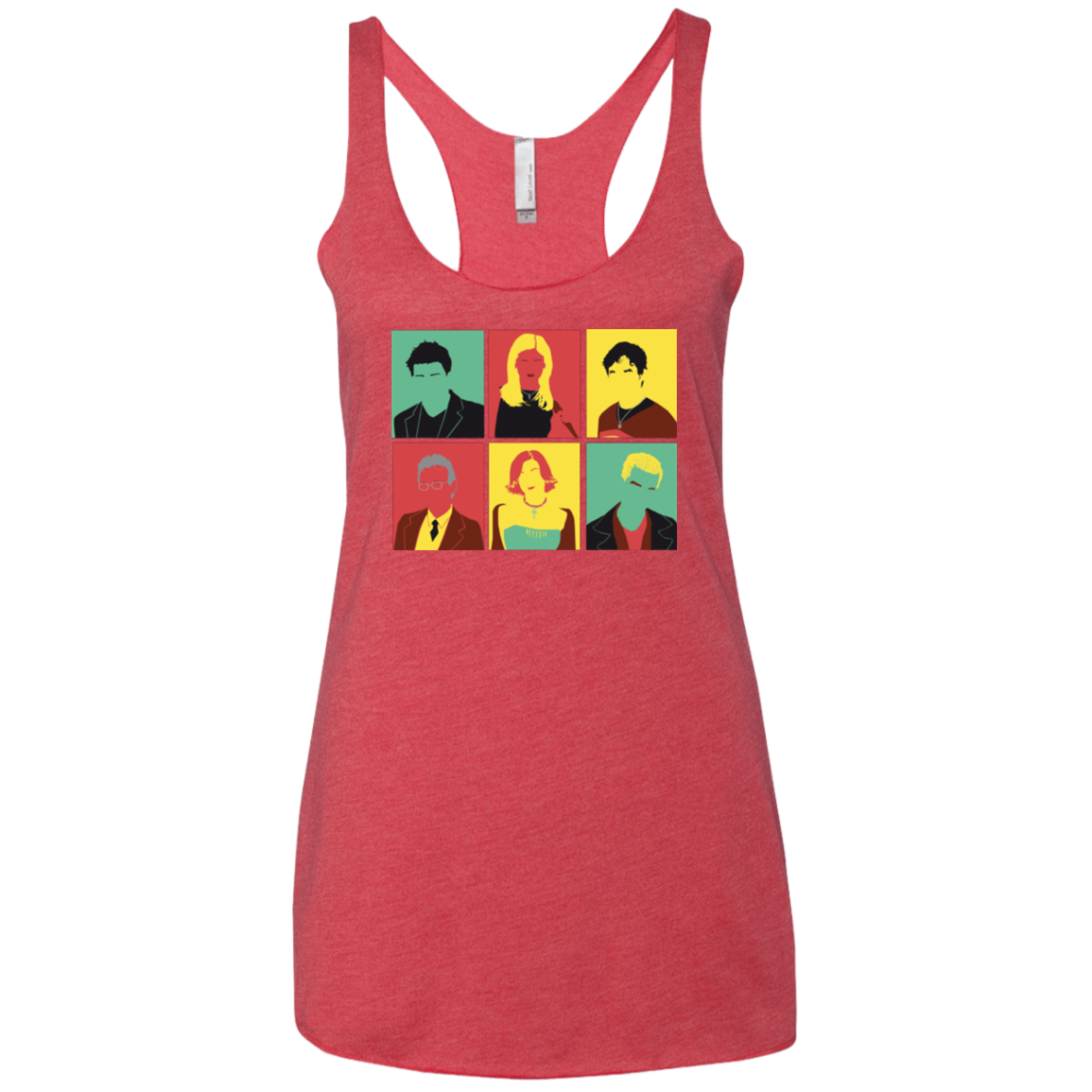 Slayer pop Women's Triblend Racerback Tank