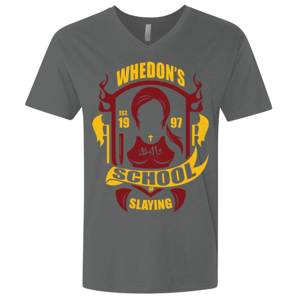School of Slaying Men's Premium V-Neck