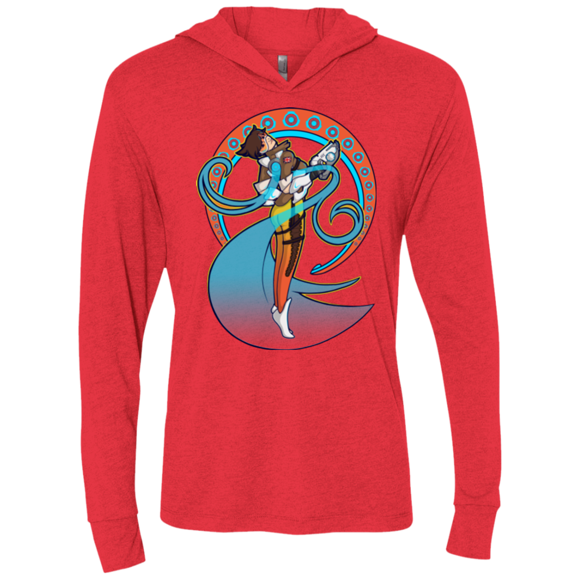 Tracer Nouveau Triblend Long Sleeve Hoodie Tee