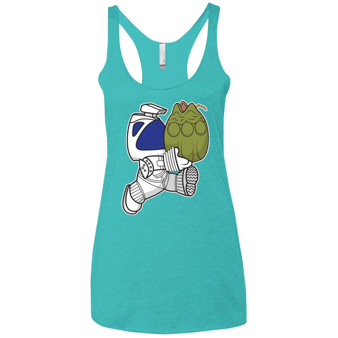 Dont Drop The Egg Women's Triblend Racerback Tank