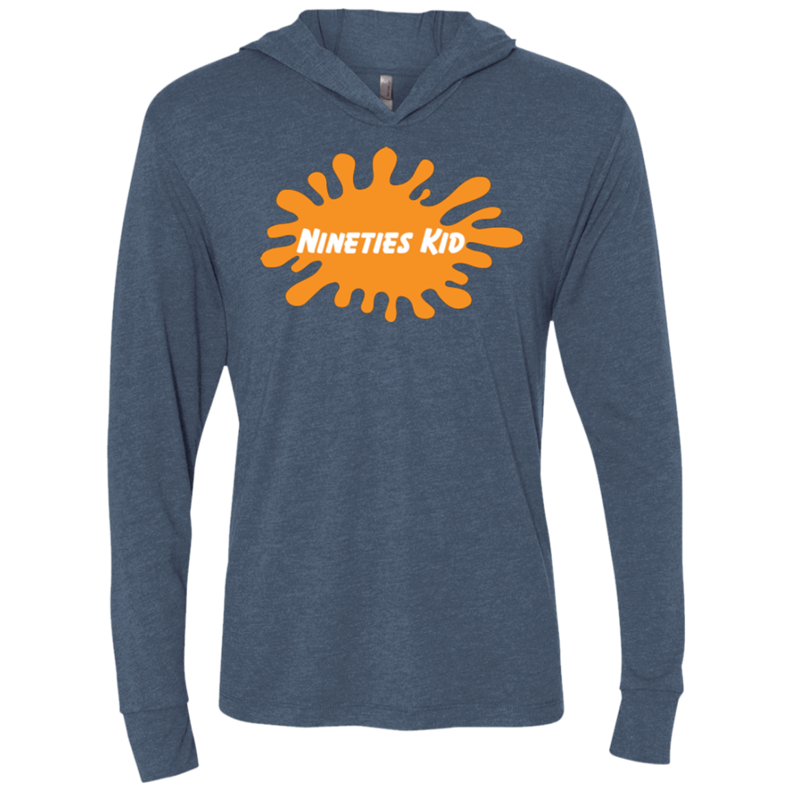 Nineties Kid Triblend Long Sleeve Hoodie Tee