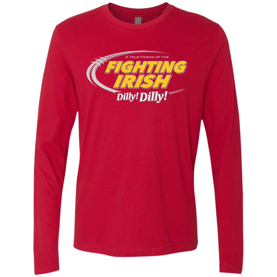 Notre Dame Dilly Dilly Men's Premium Long Sleeve