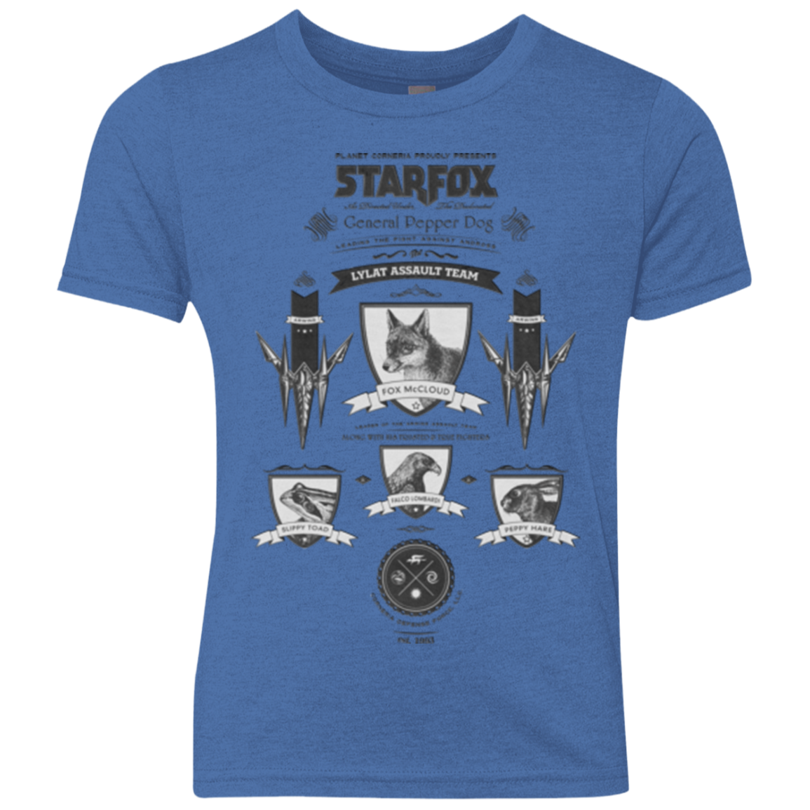 Star Fox Vintage Youth Triblend T-Shirt