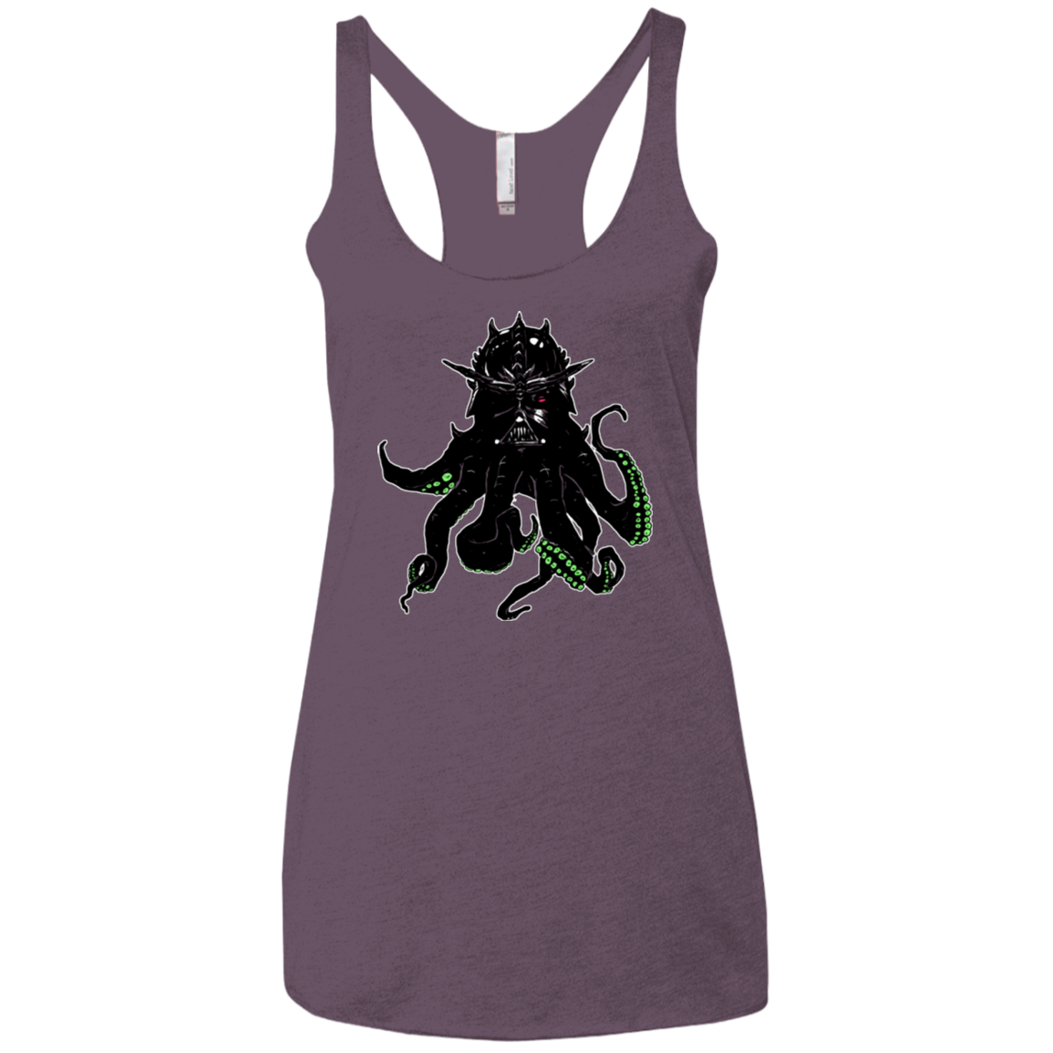 Darthulhu Women's Triblend Racerback Tank