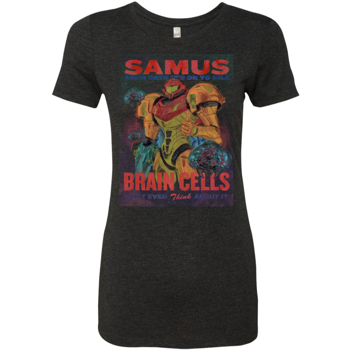 Samus Aran Propaganda Women's Triblend T-Shirt