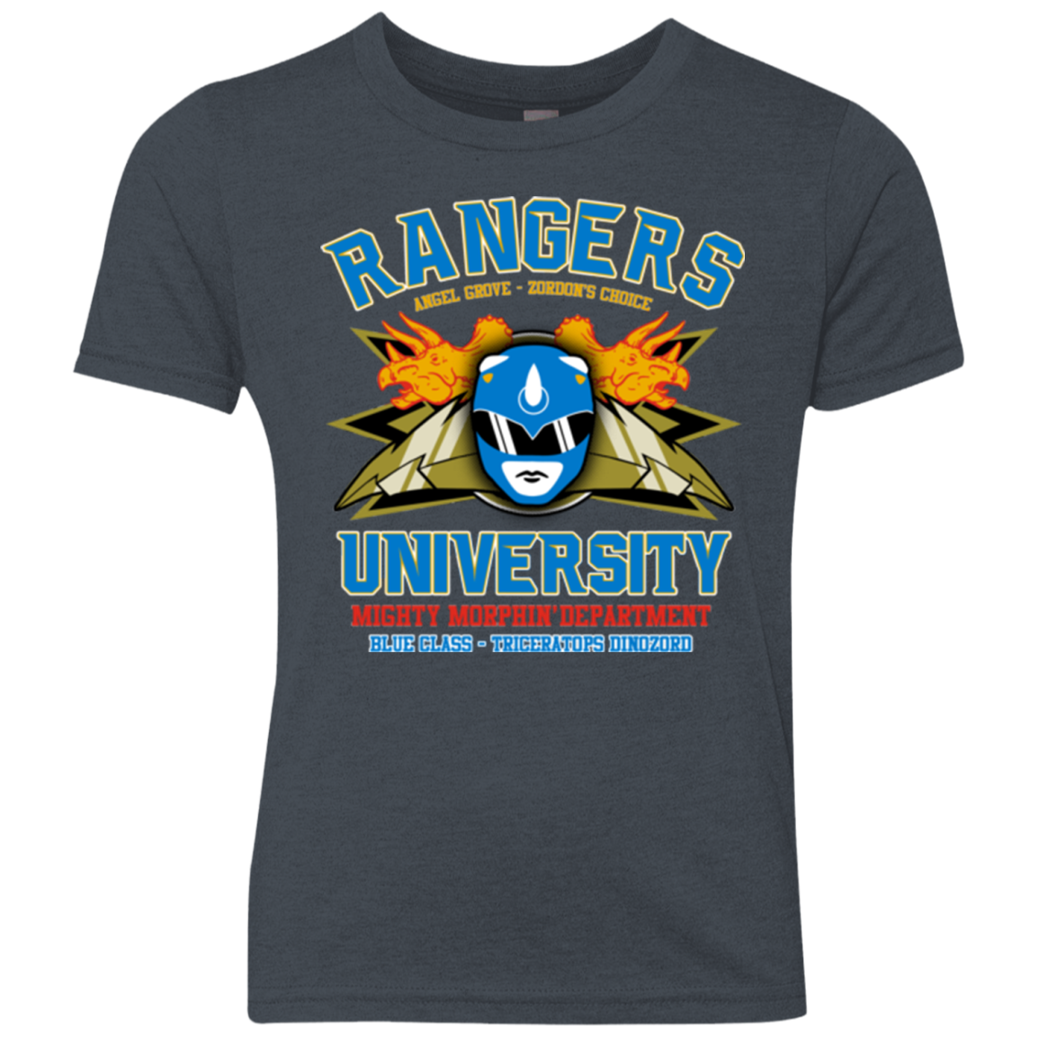 Rangers U Blue Ranger Youth Triblend T-Shirt