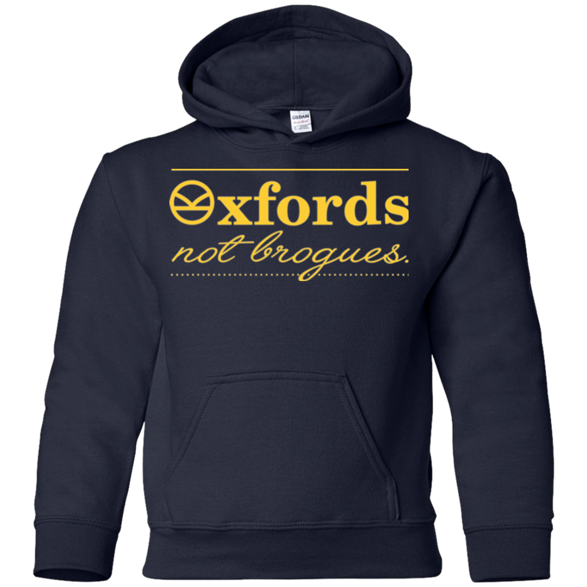 Oxfords Not Brogues Youth Hoodie